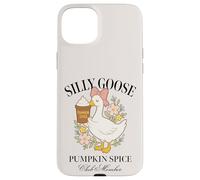 Silly Goose Pumpkin Spice Club Fall Season Coffee Lover Coque pour iPhone 15 Plus