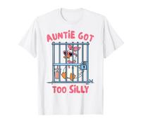 Silly Goose Silly Gang Blessed Tante Auntie est devenue trop Stupide T-Shirt