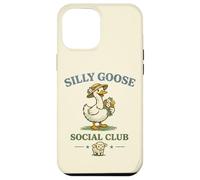 Silly Goose Social Club, Adorable Animal de Ferme Amusant Coque pour iPhone 12 Pro Max