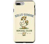 Silly Goose Social Club, Adorable Animal de Ferme Amusant Coque pour iPhone 7 Plus/8 Plus