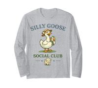 Silly Goose Social Club, Adorable Animal de Ferme Amusant Manche Longue