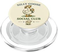 Silly Goose Social Club, Adorable Animal de Ferme Amusant PopSockets PopGrip pour MagSafe