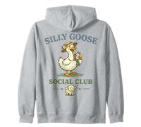 Silly Goose Social Club, Adorable Animal de Ferme Amusant Sweat à Capuche