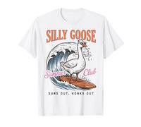 Silly Goose Summer Club Suns Out Honks Out T-Shirt