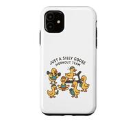Silly Goose Workout Team Funny Fitness Canards Coque pour iPhone 11