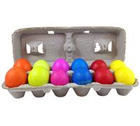 Silly Rabbit Œufs de Pâques en Forme de Lapin avec confettis de Couleurs Assorties en véritables coquilles d'œuf (cascarones)