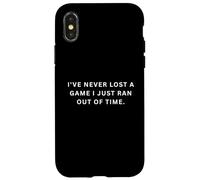 Silly Sports Sayings I 've Never Lost t Game I Just ran Out o Coque pour iPhone X/XS