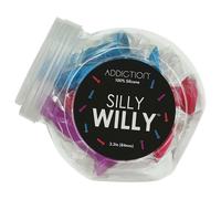 Silly Willy - Dildo silicone ventouse - 12 pcs (couleur)