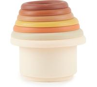 Silocone tour à empiler ""Chocolate Bliss"" sans BPAtasse a empiler bebetour empilable bebe jeux à empiler cubes empilables bebe cube empilable bébé cube a empiler bebe jeux forme bebe