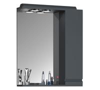 SiloraL armoir de salle de bain avec miroir anthracite.