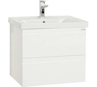 SiloraL meuble sous lavabo blanc.