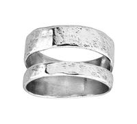 Silpada Bague en argent sterling avec deux barres espacées
