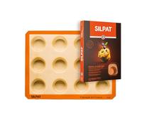 Silpat Moule 12 Muffins - Cuisson Parfaite, Démoulage Facile - Moule Silicone Antiadhésif - Résistant, Réutilisable - Idéal Pâtisserie, Recettes Salées - Qualité Professionnelle, Format Pratique
