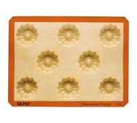 Plaque De 8 Empreintes Mini-Cakes Striés Silpat