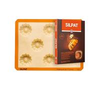 Silpat Moule 8 Mini-Cakes Striés - Patisserie, Kouglof, Flan - Cuisson Uniforme, Démoulage Parfait - Silicone Antiadhésif - Résistant, Réutilisable - Qualité Professionnelle, Format Idéal