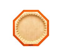 Silpat Moule à Tarte Rond Cannelé Cuisson Parfaite - Plat Antiadhésif Patisserie, Gateau - Qualité Professionnelle, Démoulage Parfait - Durabilité Inégalée - Passe au Micro-Ondes, Four, Congélateur