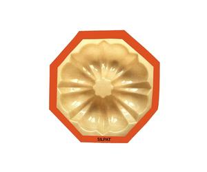 Silpat Moule Gateau Rosace 25 cm - Cuisson Uniforme, Démoulage Parfait - Brownie, Quiches, Clafoutis, Tartes - Forme Silicone Antiadhésif, Réutilisable - Patisserie Qualité Professionnelle