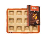 Silpat Moule Savarin 12 Empreintes - Patisserie, Gateaux Sucrés, Salés, Apéritifs - Cuisine Créative, Démoulage Facile - Antiadhésif, Réutilisable - Qualité Professionnelle, Résistant Four