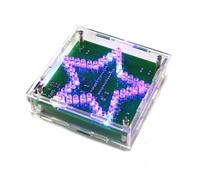 Silpio Kit Apprentissage Ludique LED Vert | Kit électronique DIY avec LED et coque verte, comprend circuit imprimé, composants électroniques et câble USB.