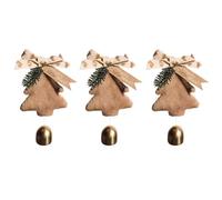 Silpio Pendentif Utilisations Multiples Cloche Intérieur | Pendentif trousseau avec cloche assortie, décor de porte à rappeler les visiteurs, utilisé sur sapin ou mur.