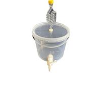 Silplast Récipient de fermentation complet de 5 l - Kit complet : seau de fermentation avec tube de fermentation et caoutchouc d'étanchéité et robinet d'écoulement en plastique, seau pour bière ou vin