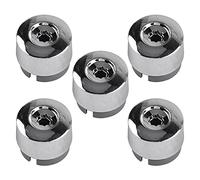 Silriku 7L6 601 173A 2ZZ Lot de 5 cache-écrous de roue chromés pour 2004-2017 7L6601173A