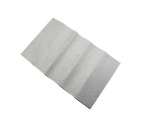Silriku Bouclier Thermique en Aluminium Gaufré, Bouclier Thermique pour Tuyau D'éChappement et Plaque D'Aluminium D'Isolation Thermique GéNéRale pour Automobile