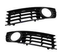 Silriku Lot de 2 grilles de phare antibrouillard avant gauche et droite pour berline A4 B6 2001-2005