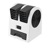 Silriku Mini climatiseur 3 en 1 ventilateur humidificateur purificateur pour maison/extérieur USB/batterie portable silencieux