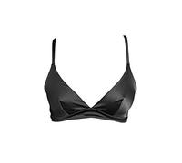 SilRiver Brassière sans Fil en Soie pour Femme avec Bonnet Doux en Satin, Violet Clair, M