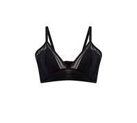 SilRiver Soutien-gorge en dentelle sans armatures pour femme, Noir , L