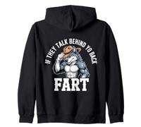 S'ils parlent derrière Ton Dos, Part Alpha Wolf Sweat à Capuche