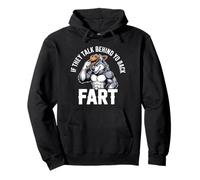 S'ils parlent derrière Votre Dos, Part Alpha Wolf Meme Sweat à Capuche