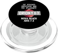 S'ils sont trouvés, retournez-Moi sur la planète Orionyx-7 Space Apparel PopSockets PopGrip pour MagSafe