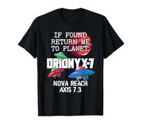 S'ils sont trouvés, retournez-Moi sur la planète Orionyx-7 Space Apparel T-Shirt