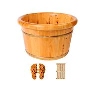 SilteD, Accessoires de salle de bain, baignoires de bain de pieds, tonneau de massage pour les pieds, seau en bois pour sauna à surface lisse (couleur : A)