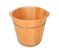 SilteD, Accessoires de salle de bain de pieds, baril de massage pour les pieds, seau en bois pour sauna à surface lisse