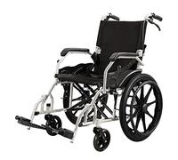 SilteD Fauteuils roulants pliants, fauteuils roulants autopropulsés légers et pliables de 50,8 cm, grande roue de 13 kg, acier au carbone renforcé, tissu nid d'abeille 3D pour un rangement facile du