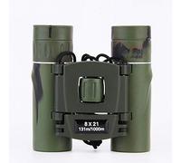 SilteD Jumelles Film Haute Puissance Super Clear Camo Jumelles Faible Lumière Vision Nocturne Télescope/Vert