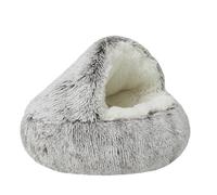 SilteD Lits pour Chats Lit pour Chat Lit pour Animaux de Compagnie pour Chats d'intérieur Grande Grotte Lit pour Chien Lavable antidérapant Nid pour Chat Pod Lit de nidification pour Chat