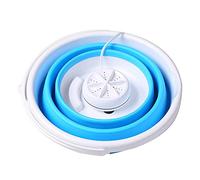 SilteD - Machine à laver pliante domestique, petit appareil Portable pour sous-vêtements et chaussettes, seau à linge semi-automatique