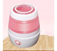 SilteD Machine à Laver Pliante Petit Dortoir Portable avec sous-vêtements déshydratés, Mini Chaussettes Machine à Laver (Couleur : Rose)