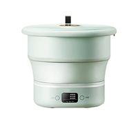 SilteD Machine à Laver Pliante Petit Dortoir Portable avec sous-vêtements déshydratés, Mini Chaussettes Machine à Laver (Couleur : Vert)