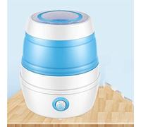 SilteD Machine à Laver Pliante Petit Dortoir Portable avec sous-vêtements déshydratés, Mini Chaussettes Machine à Laver (Couleur : Bleu)