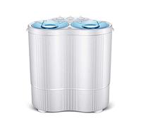 SilteD Mini Machine à Laver ensilée, dortoir Simple, Petit Seau Simple, Semi-Automatique, Mini Portable