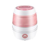 SilteD Mini Machine à Laver Pliante Portable Seau Automatique Voyage à Domicile Visite Autonome sous-vêtements Rondelle Pliable (Couleur : Rose)