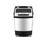 SilteD Petite Mini Machine à Laver Maison Double Baril Semi-Automatique Portable avec Déshydratation Spin Laveuse à Sec Appareils Ménagers