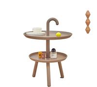 SilteD Petite table basse nordique amovible, canapé à main, table de chevet, petite table de chevet pour chambre à coucher, table d'appoint de balcon (couleur : lot de 3, taille : gris clair)