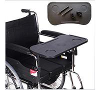 SilteD Plateau amovible pour fauteuil roulant avec porte-gobelet, bureau amovible pour fauteuil roulant pour patients et personnes âgées pour écrire, lire et manger