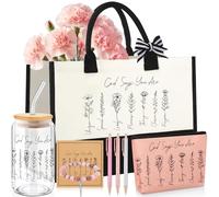 SilTriangle Lot de 8 cadeaux chrétiens pour femme, « God Says You Are Religious Faith », sac fourre-tout spirituel inspirant pour maman, femme, sœur, Thanksgiving, Noël, anniversaire (rose)